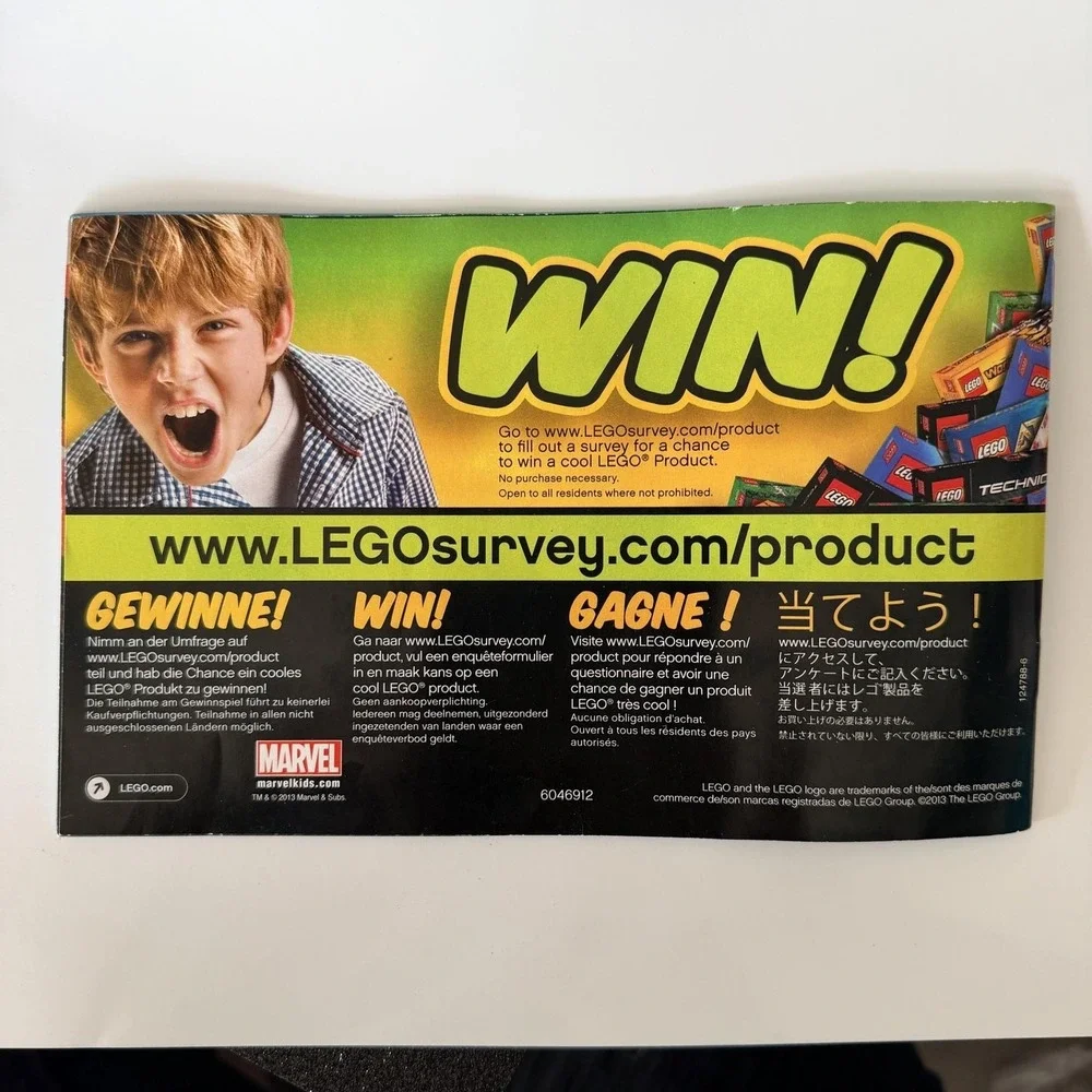 LEGO Marvel Super Heroes 76006 Iron Man 3 Instruction Manual Booklet‎ Only 2013